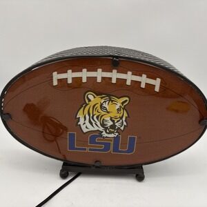 LSU Tigers Football Light Up Table Decor for Bedrooms, Dorms, Fan Caves Plugs In